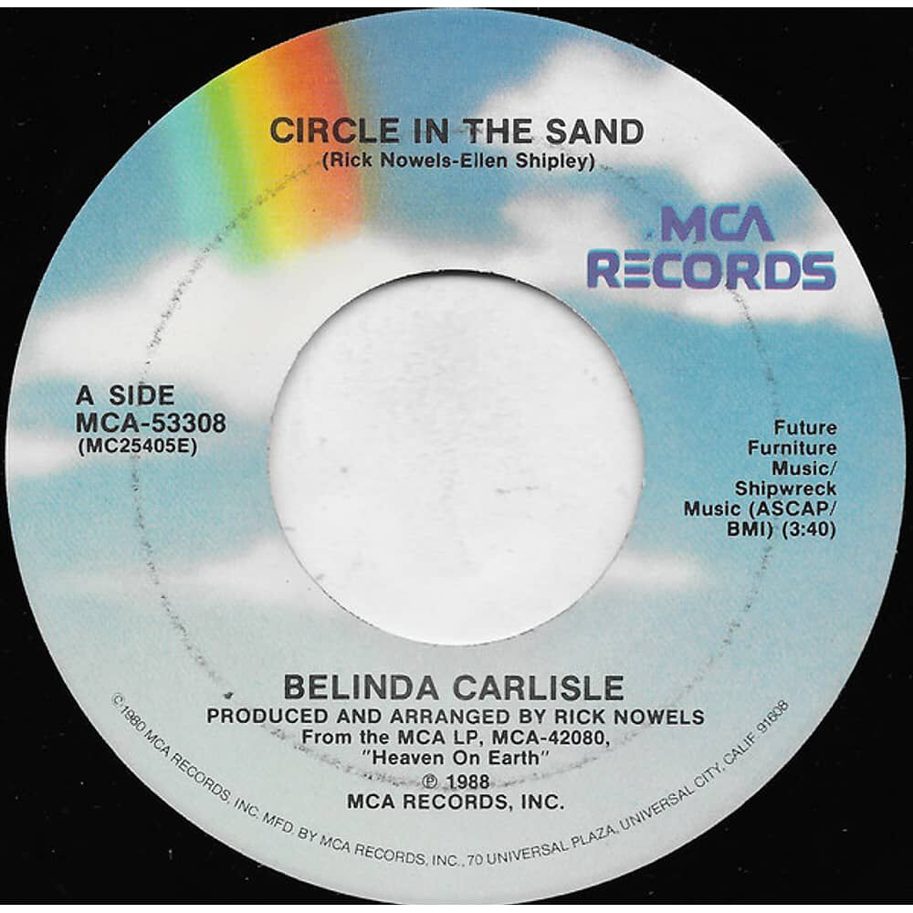Belinda Carlisle - Circle In The Sand | 7" Single Vinilo Usado image number 1.0