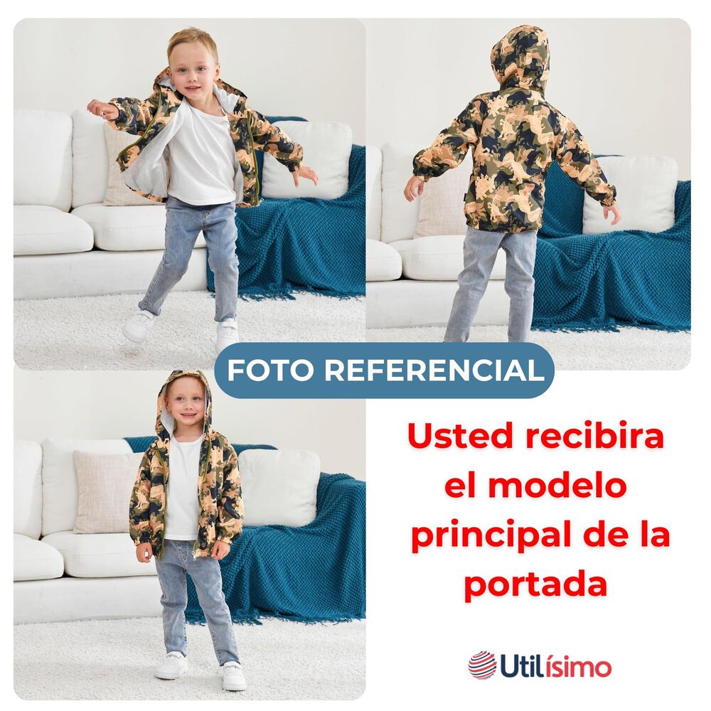 Cortaviento Impermeable Chaqueta Estampado Ni&ntilde;o Y Beb&eacute; Blue Cars image number 3.0