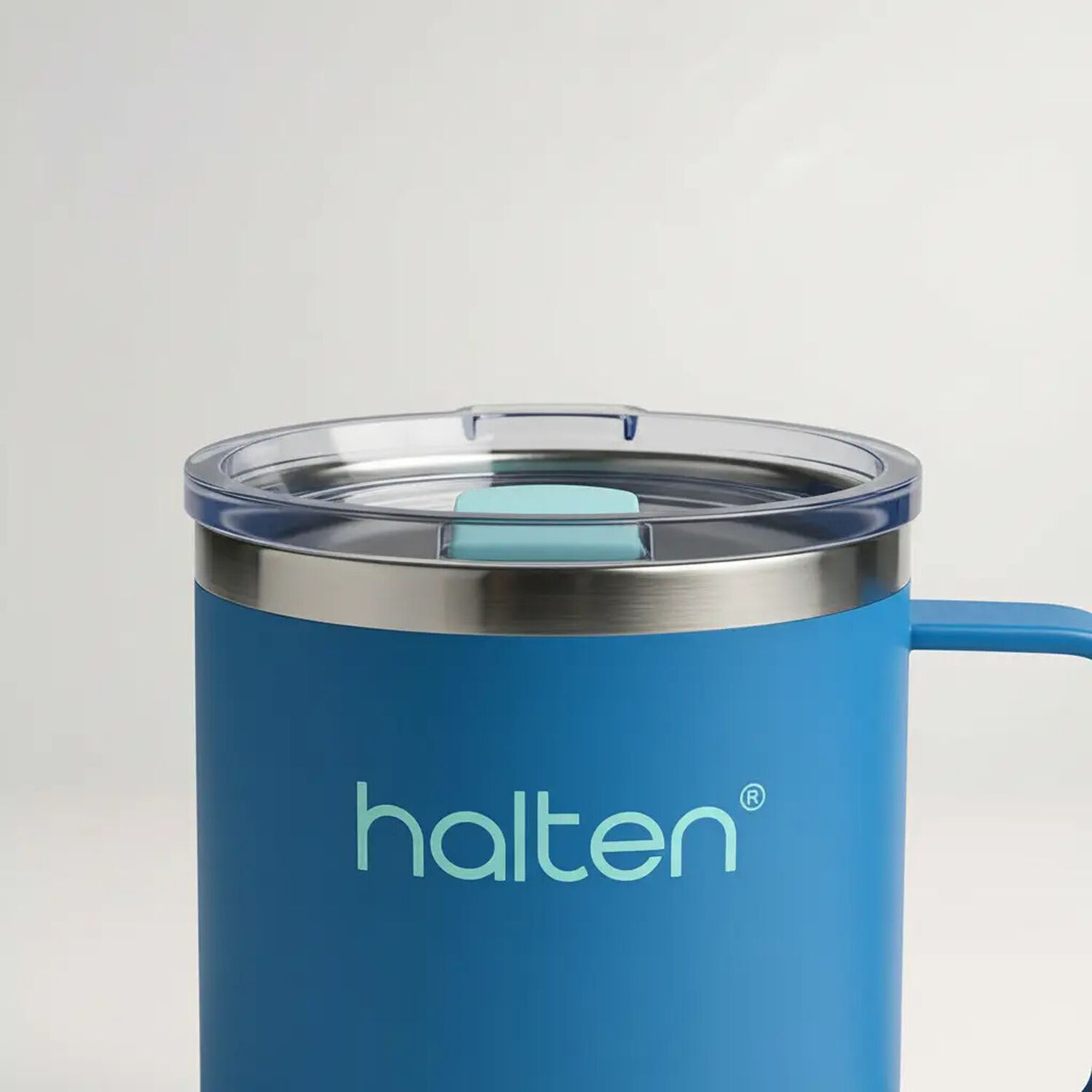 Termo Mug Cafe 450 Ml Acero Plastico Funny Halten Azul Indigo image number 3.0