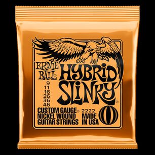 Set De Cuerdas Ernie Ball Hybrid Slinky 9 &ndash; 46