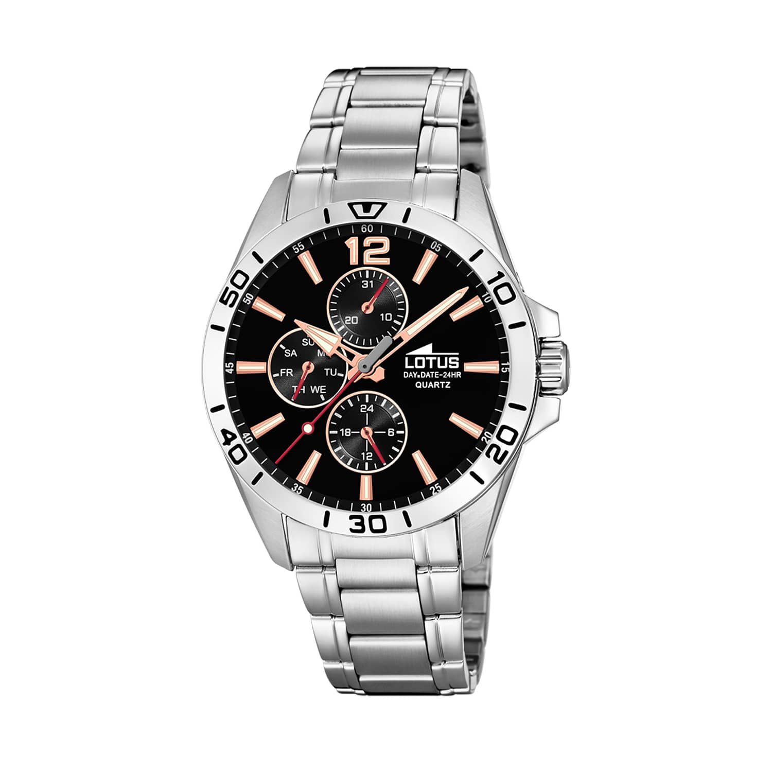 Reloj 18812/6 Lotus Negro Hombre Multifuncion image number 0.0