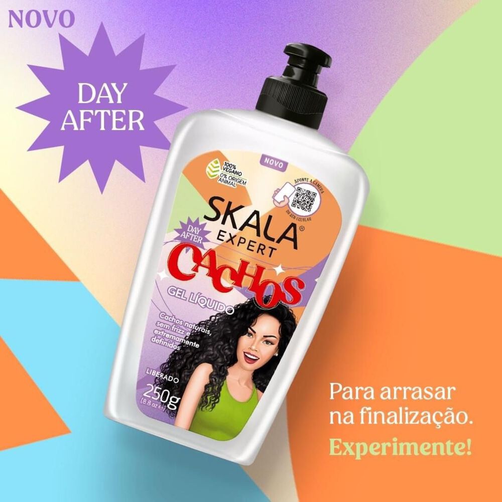Gel L&iacute;quido Capilar Mais Cachos Skala Expert 250 G image number 5.0