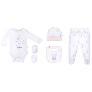 Baby Gift Bambino Set 5 Piezas Blanco Ovejas Ni&ntilde;a