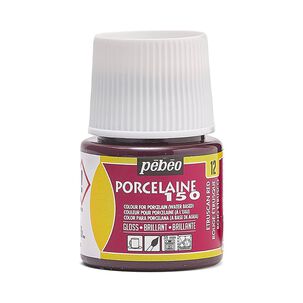 12 Rojo Etrusco Pebeo Porcelaine 150 De 45 Ml