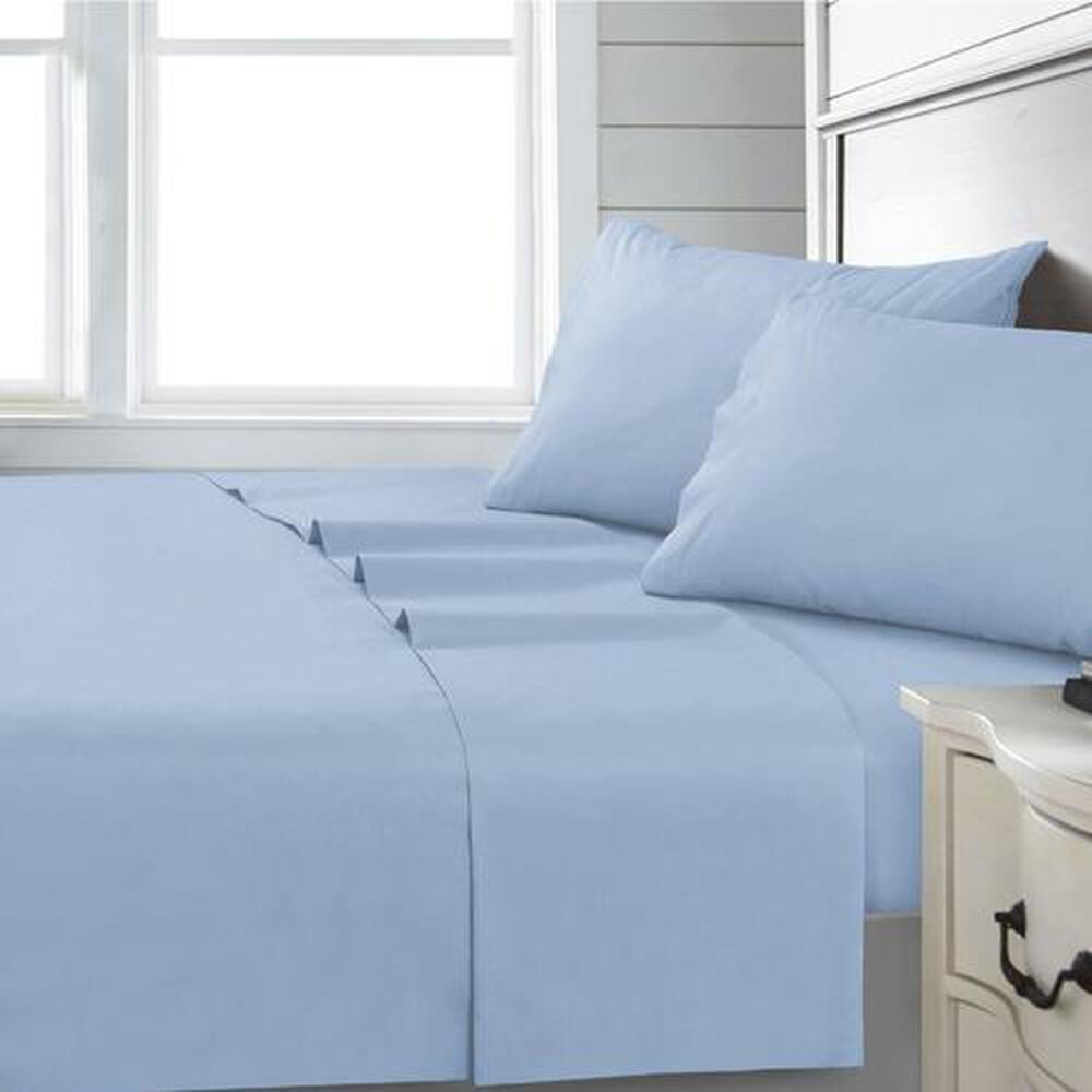 Sabana Andes 144 Hilos Lisa Celeste 1 Plaza image number 0.0