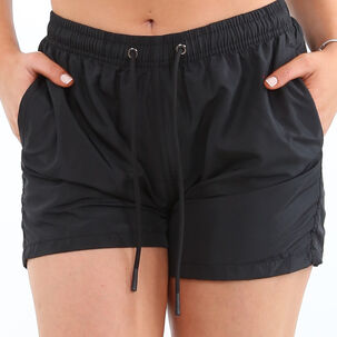 Traje De Baño Short Corto Negro