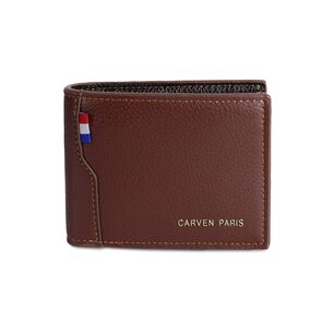 Billetera De Hombre Matt Caf&eacute; Carven Paris