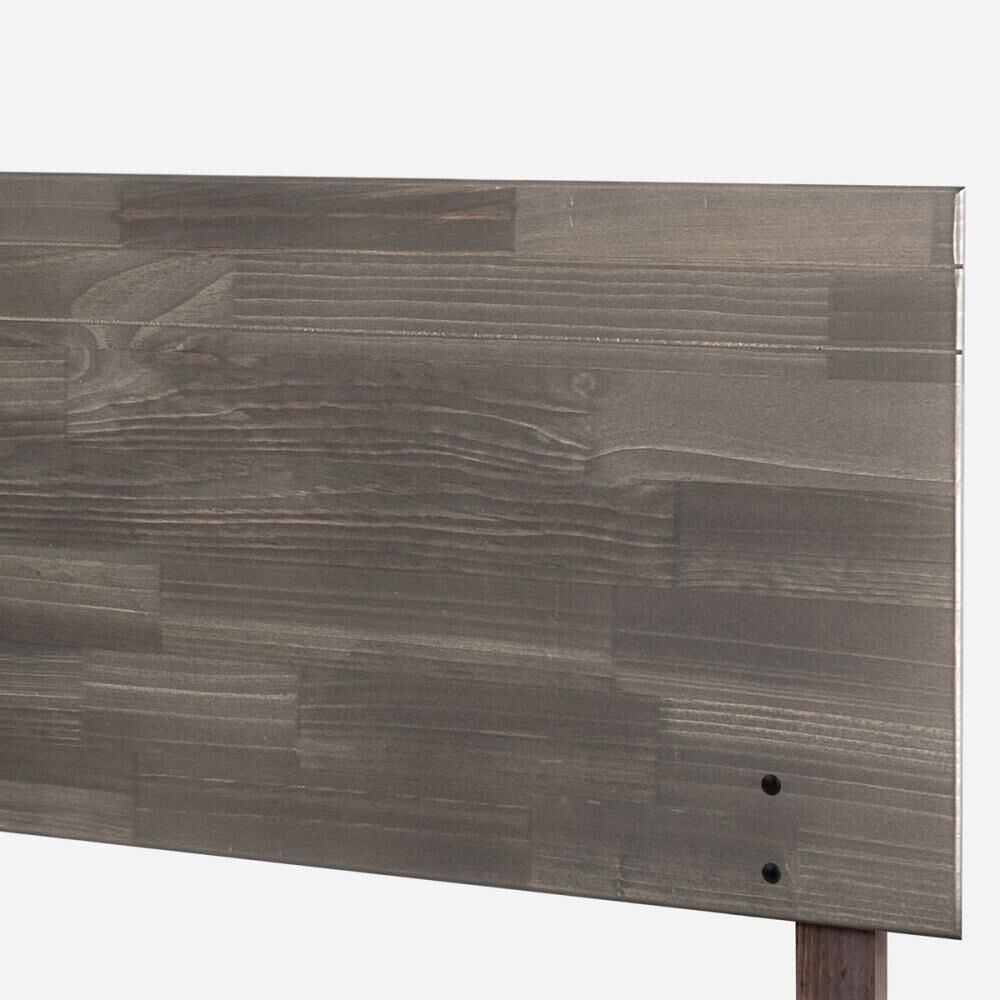 Cama Europea Rosen Ergo T / 1 Plaza / Base Normal + Respaldo Tabor Grafito image number 3.0