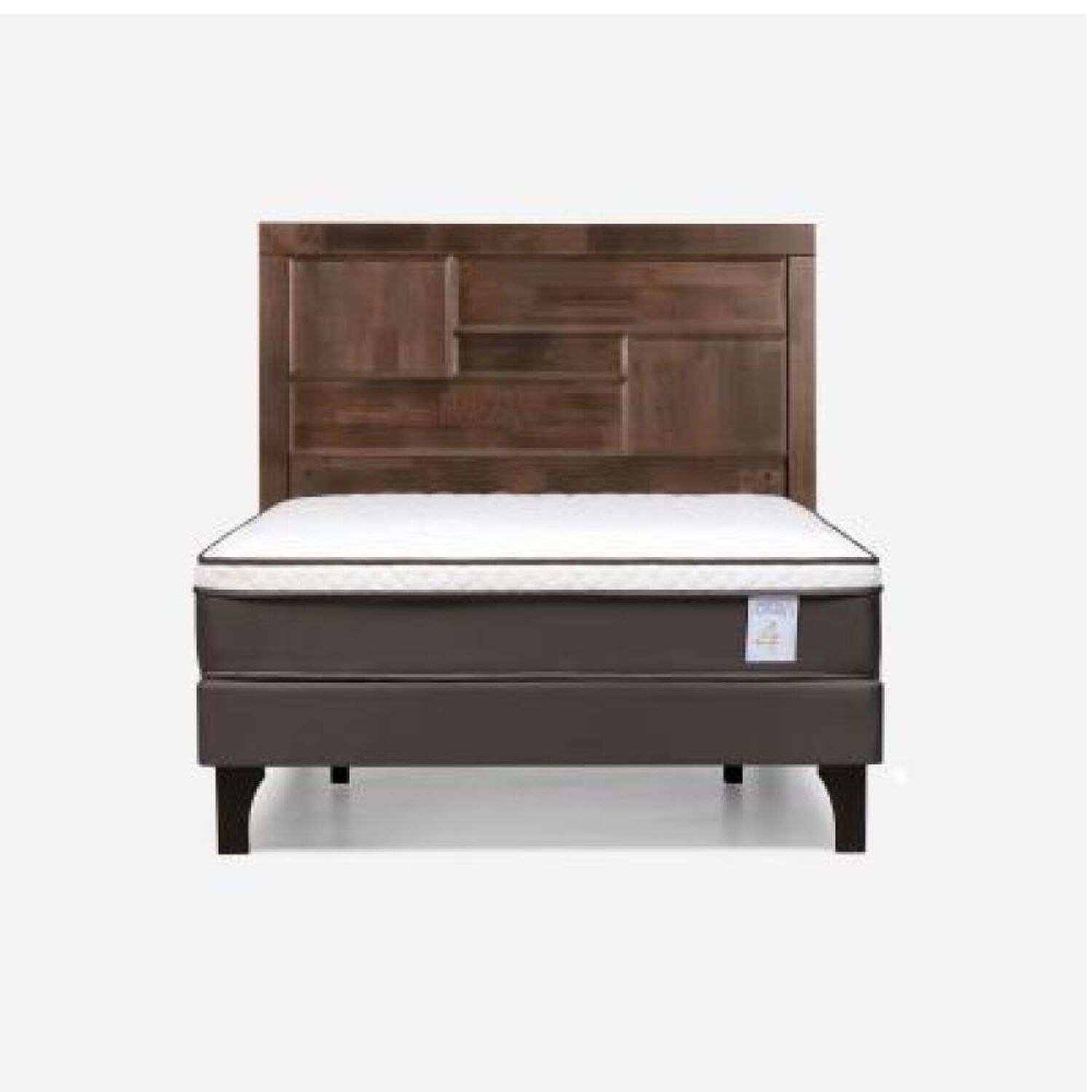 Cama Europea Rosen New Style 4 Plus / Full / Base Normal + Respaldo image number 6.0