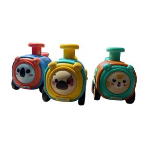 Juguete Set 3 Trenes Beb&eacute;s Animales Interactivo