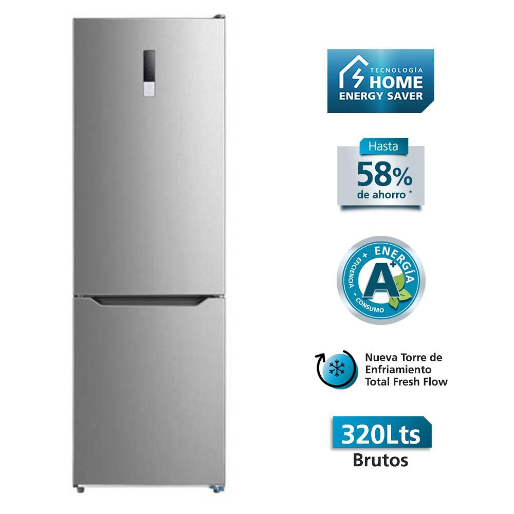Refrigerador Bottom Freezer Mabe RMB302PXLRS0 / No Frost / 290 Litros / A+ image number 0.0