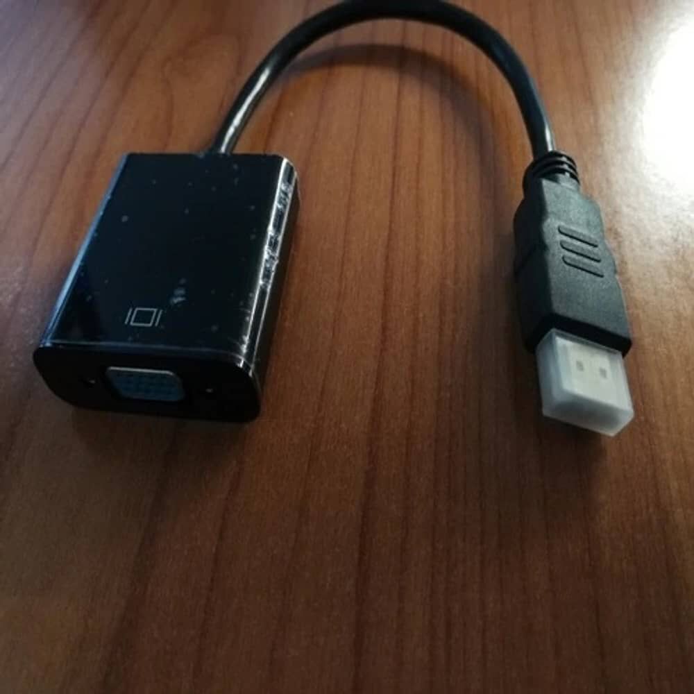 Adaptador Hdmi A Vga Conversor Transformador Hdmi Macho A Vga Hembra Convertidor Para Monitores image number 6.0