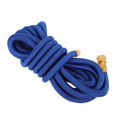 Manguera retráctil expandible jardín 15 mts. Azul
