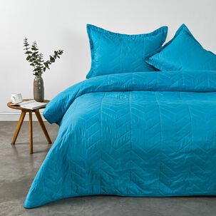 Quilt American Family Turquesa / 2 Plazas