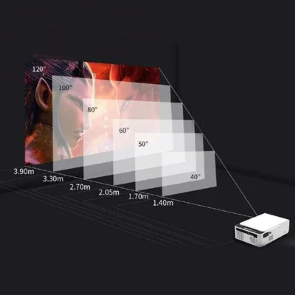 Proyector Mini Blanco Full Hd Led Wifi 1920 X 1080 image number 4.0