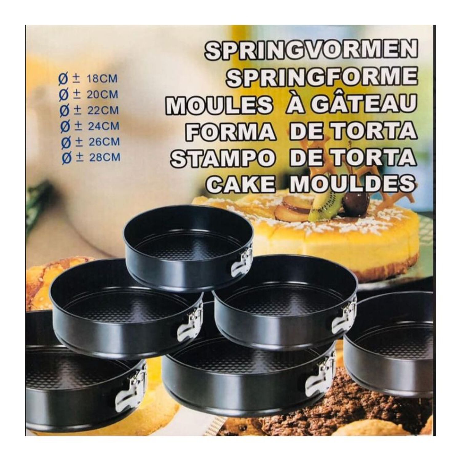 Set 6 Moldes Desmontables Reposter&iacute;a Tortas image number 1.0