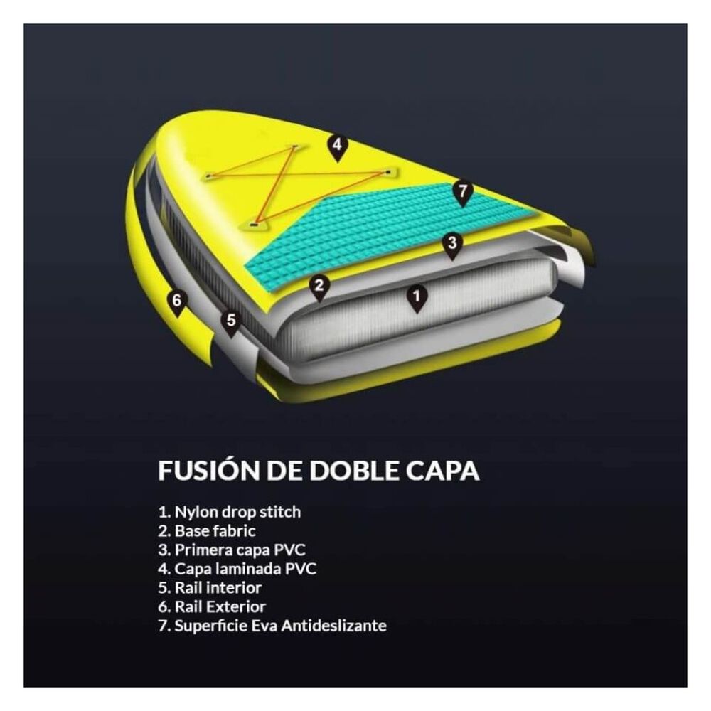 Stand Up Paddle Inflable 10'6'' Sunset - Doble Capa image number 8.0
