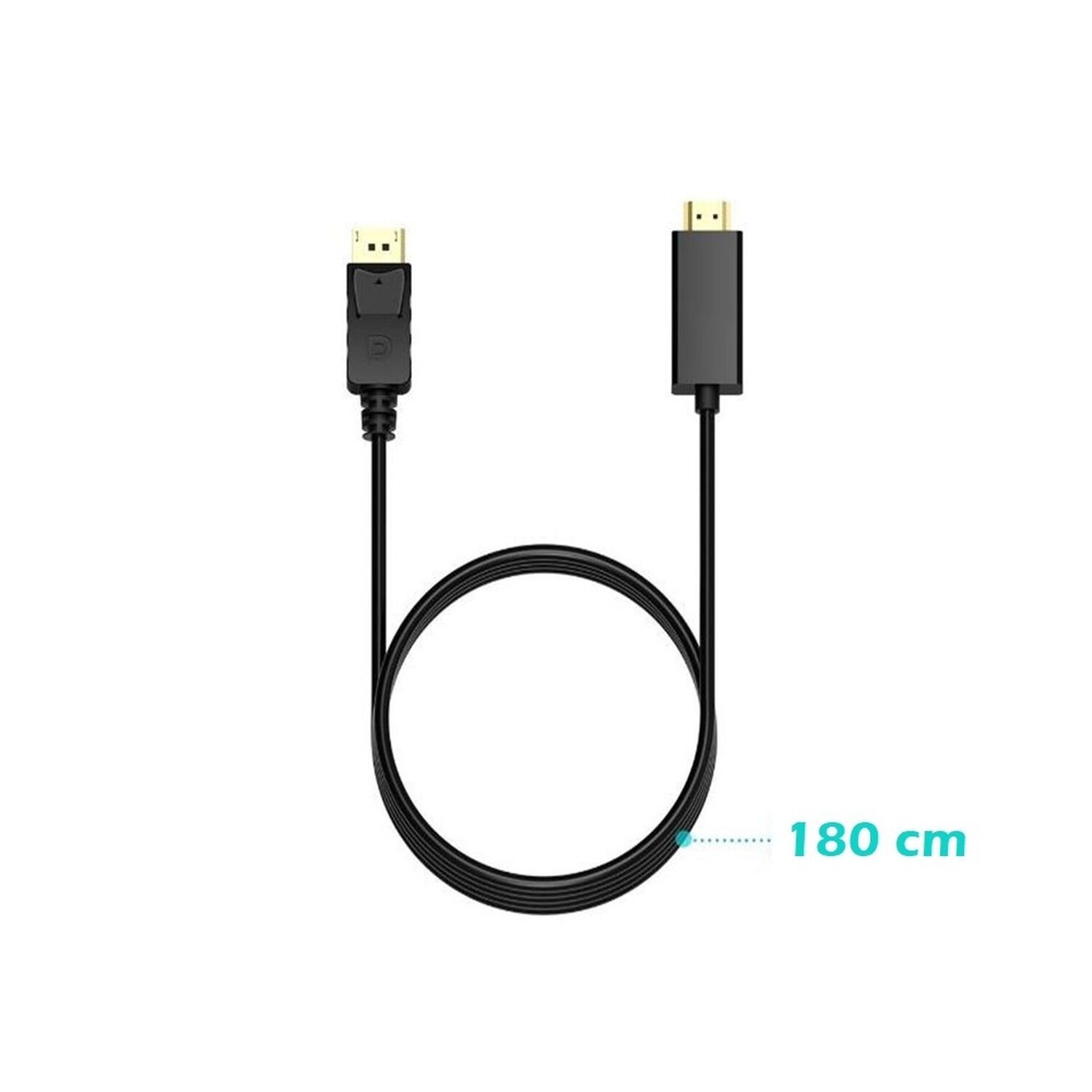 Cable Displayport Dp A Hdmi 4k Ultra Hd 1.8m Tm-100529 image number 8.0