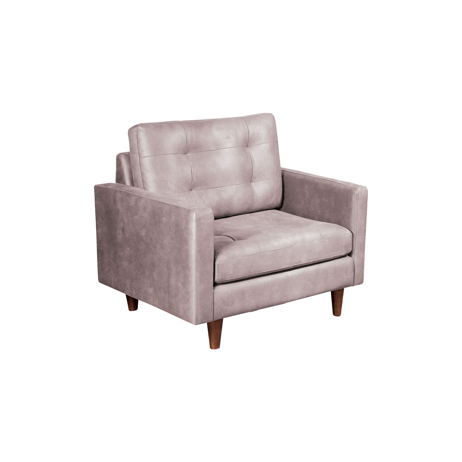 Sofa Napoles 1 Cuerpo Cuero Kentucky Beige image number 1.0