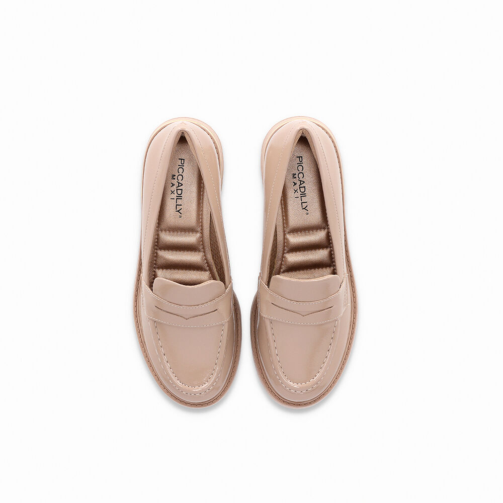 Mocasín Mujer Beige/charol Gisa Piccadilly image number 2.0