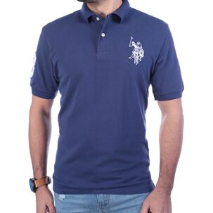 Polera Lisa Manga Corta Cuello Piqué Hombre Us Polo