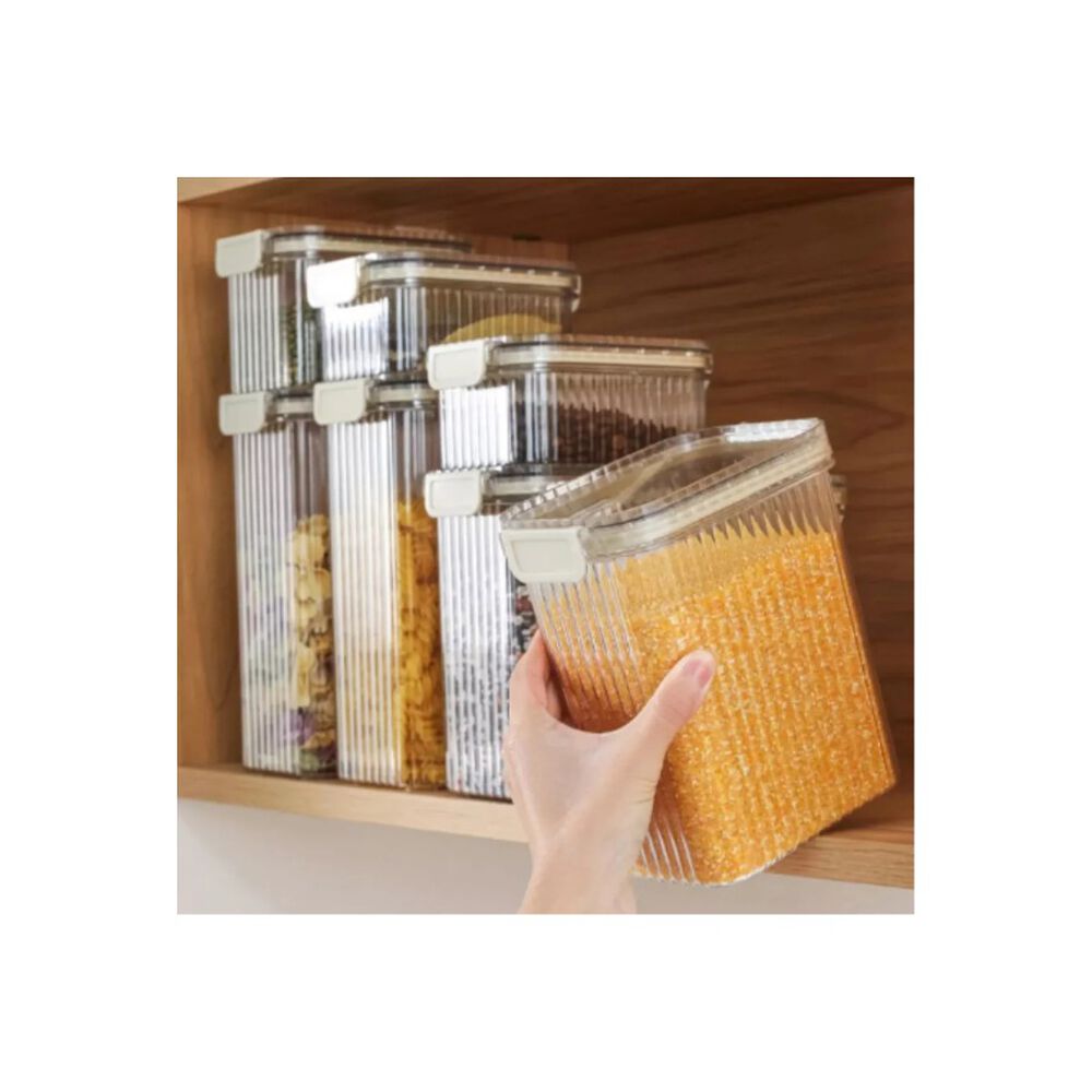 Set 5 Recipientes Hermeticos Almacenamiento Con Tapa Cocina image number 1.0