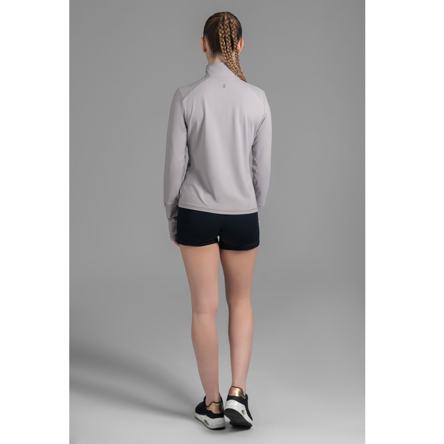 Ultimate Midi Zipper Sport Mujer Cool Gray - Xs image number 1.0