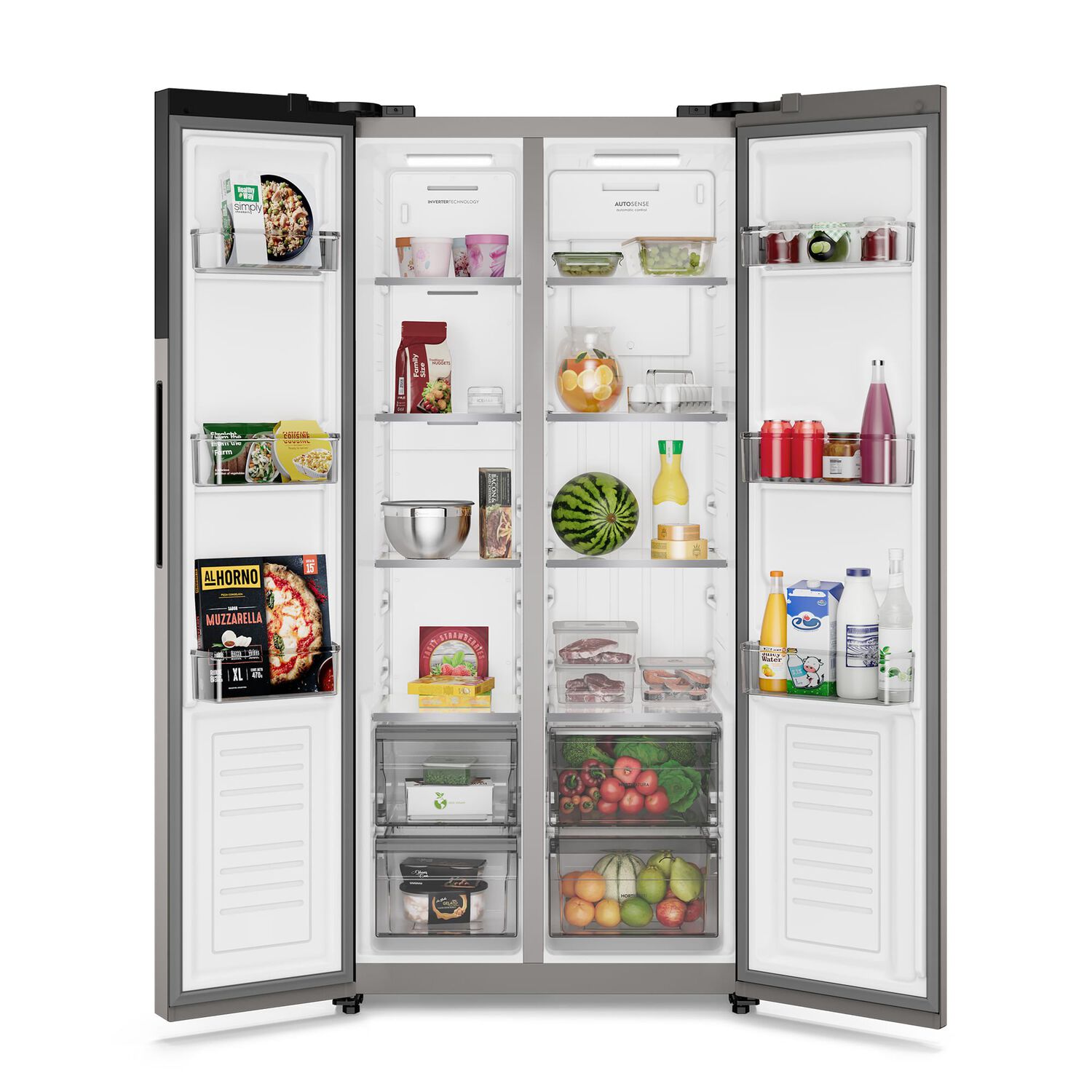 Refrigerador 440l No Frost Side By Side Inverter Es40s image number 4.0
