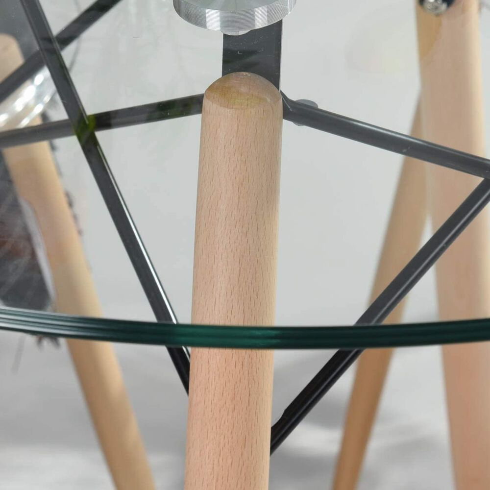 Mesa Eames De Vidrio Redonda 100cm image number 3.0