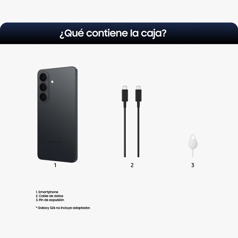 Galaxy S26 Negro Dual Sim 256 Gb 12 Gb image number 5.0