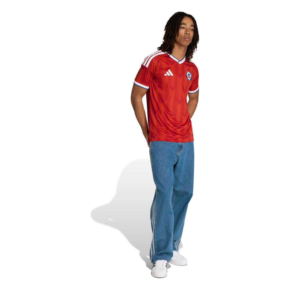 Camiseta De F&uacute;tbol Chile Hombre Adidas image number 4.0