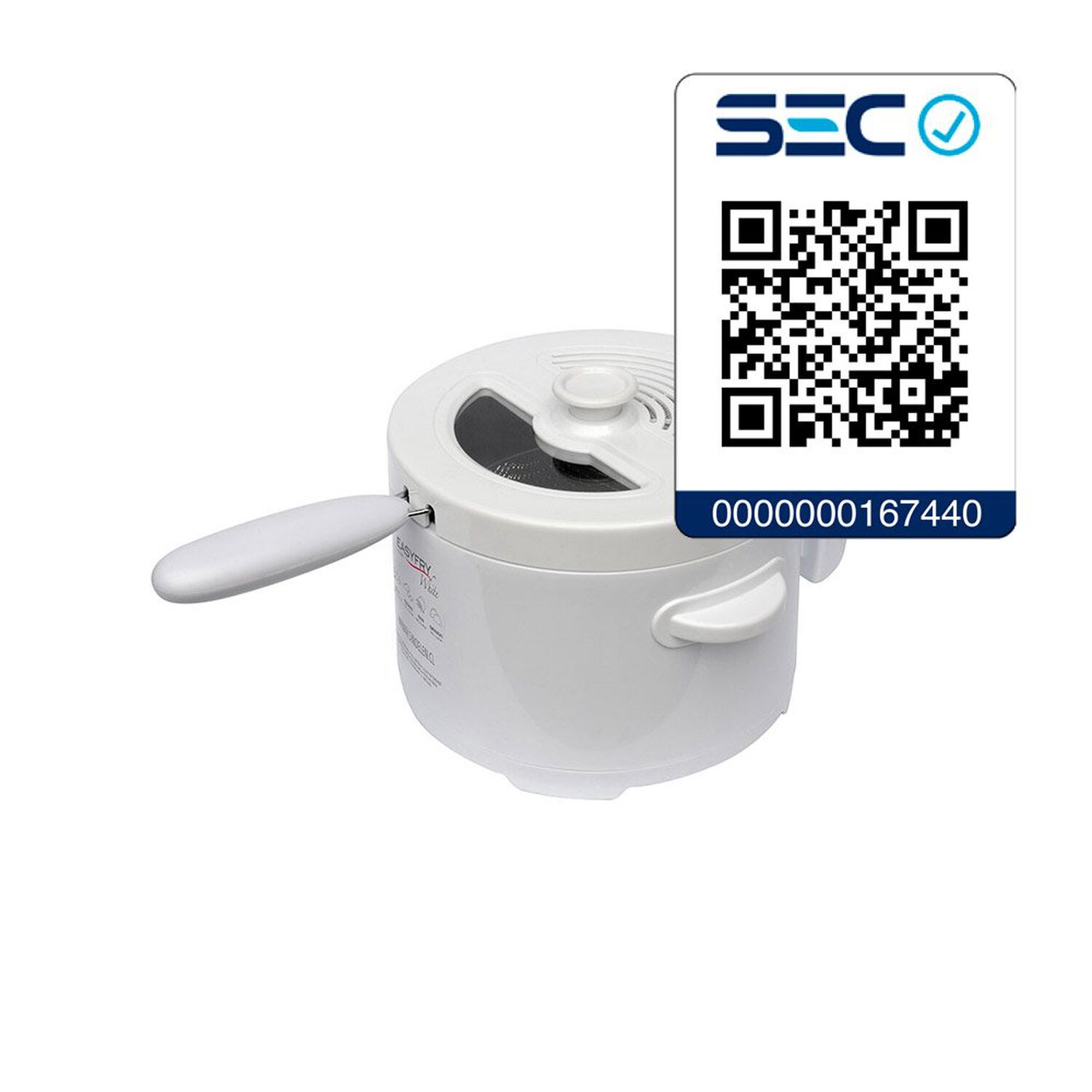 Freidora Sindelen FE-2510Bl Easyfry White / 3 Litros image number 1.0