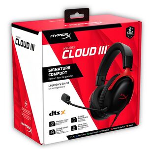 Audífonos Hyperx Cloud Iii Usb Comfort Multiplataformas Red