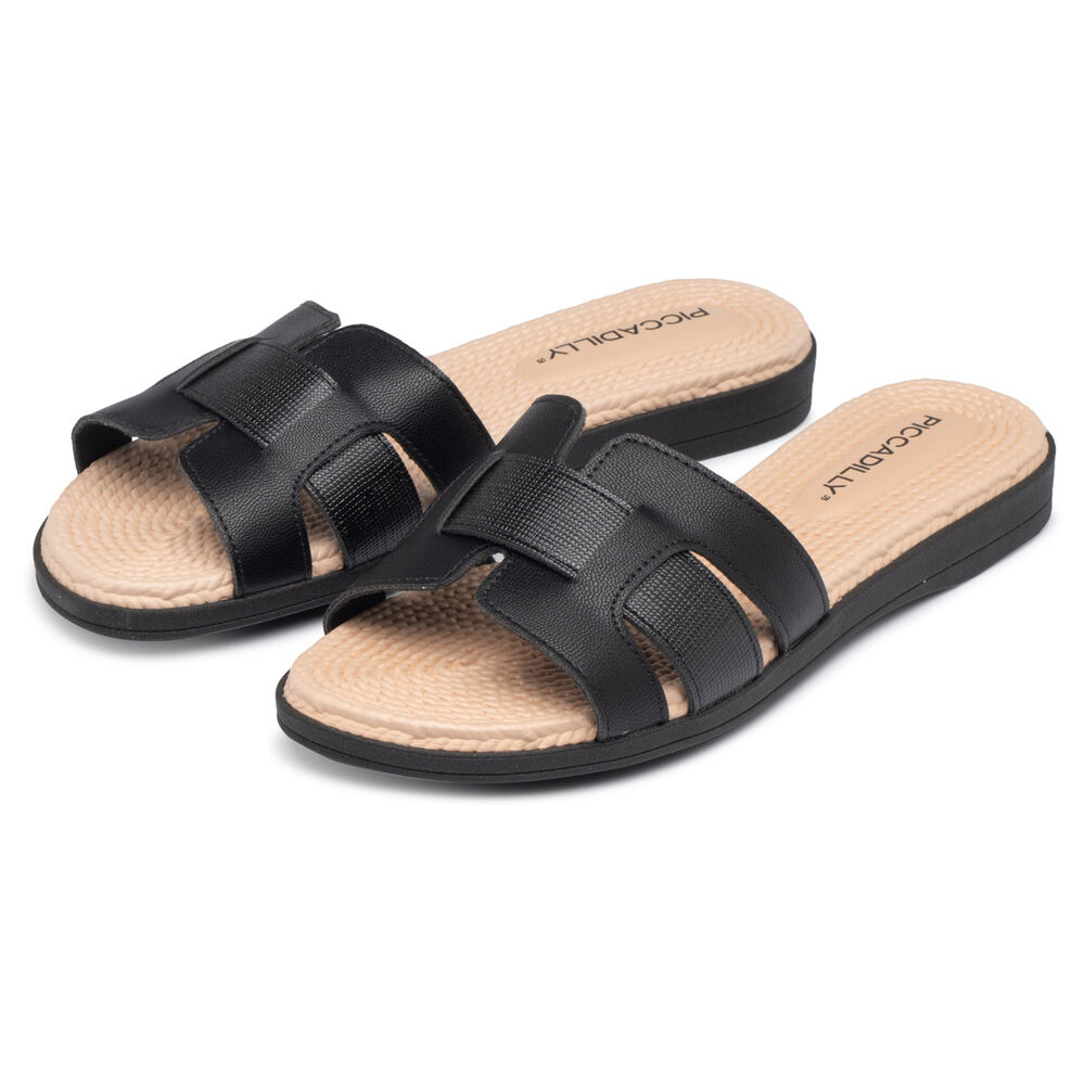Sandalia Mujer Negro/natural Adla Piccadilly image number 1.0