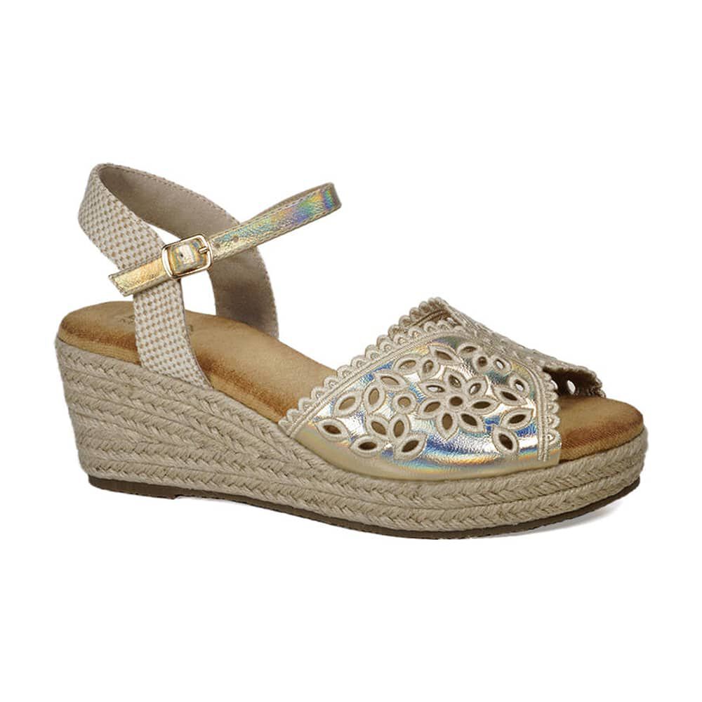 Sandalia Adhara Dorado image number 0.0