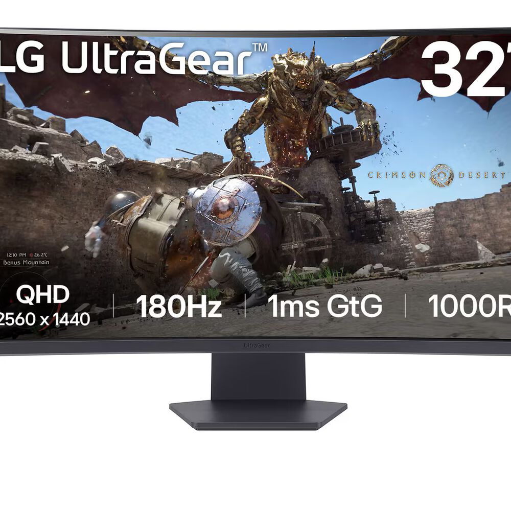 Monitor Gamer Lg Ultragear 32" Curvo Va Qhd Hdr10 180hz 1ms image number 0.0