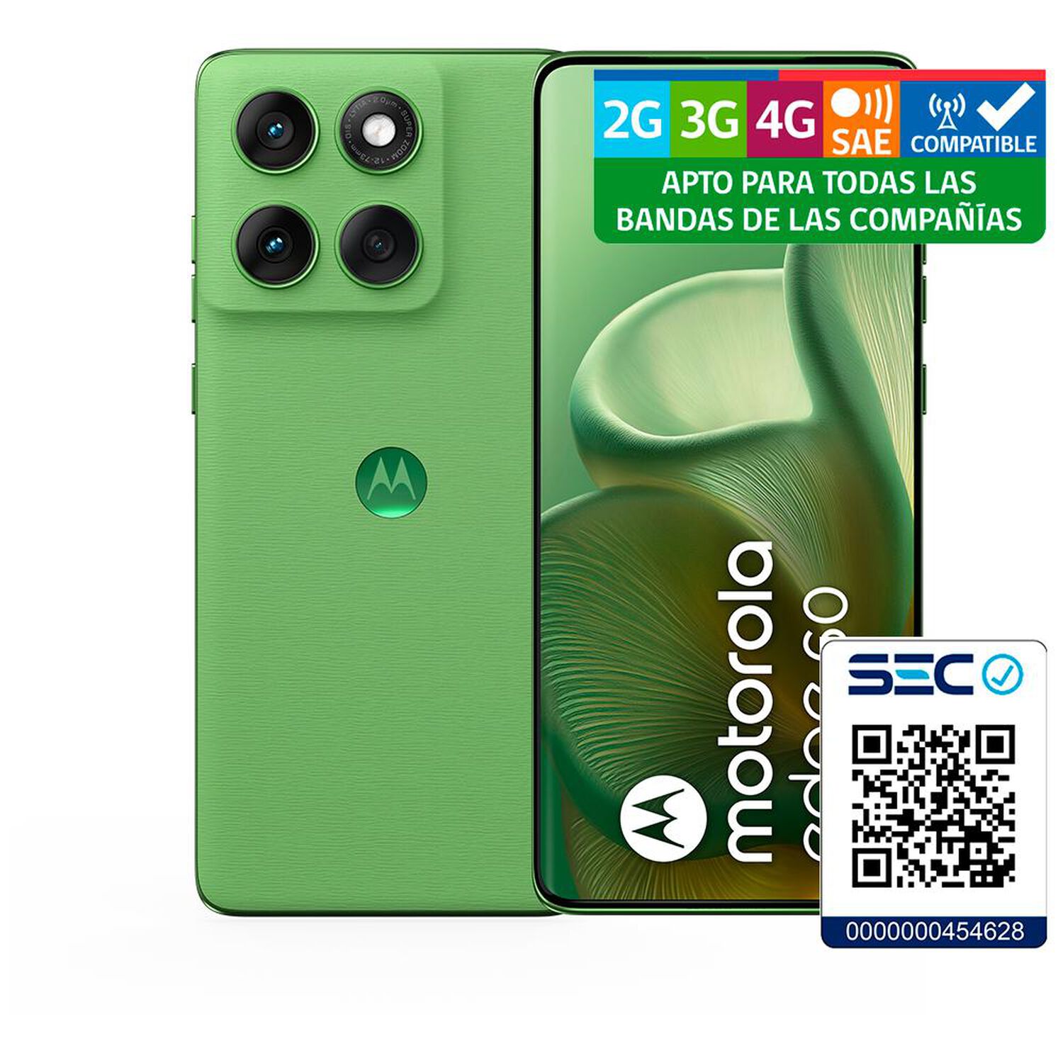Smartphone Motorola Moto Edge 60 / 5G / 256 GB / Verde / Liberado image number 6.0