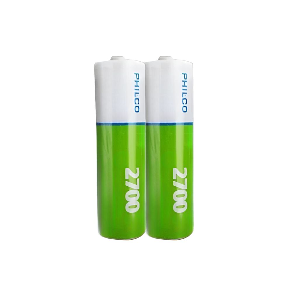 Cargador De Pilas Recargables + 2 Pilas Aa 2700 Mah 9580f image number 2.0