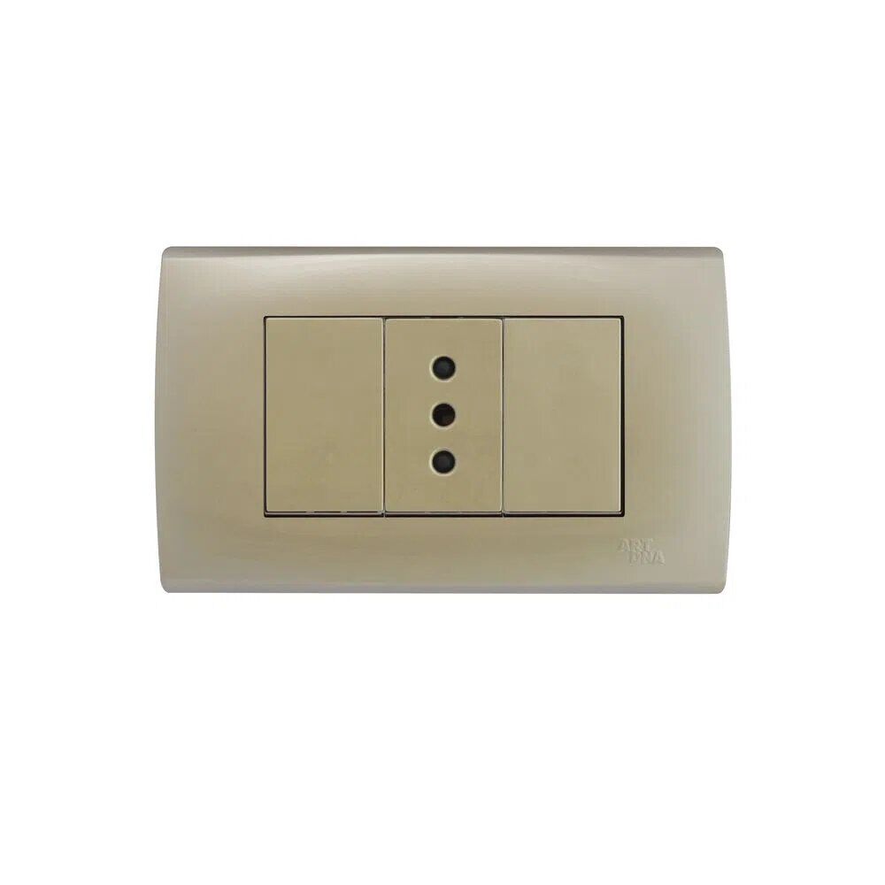 Enchufe Simple 10a Dorado A83-p06 - Art Dna image number 0.0