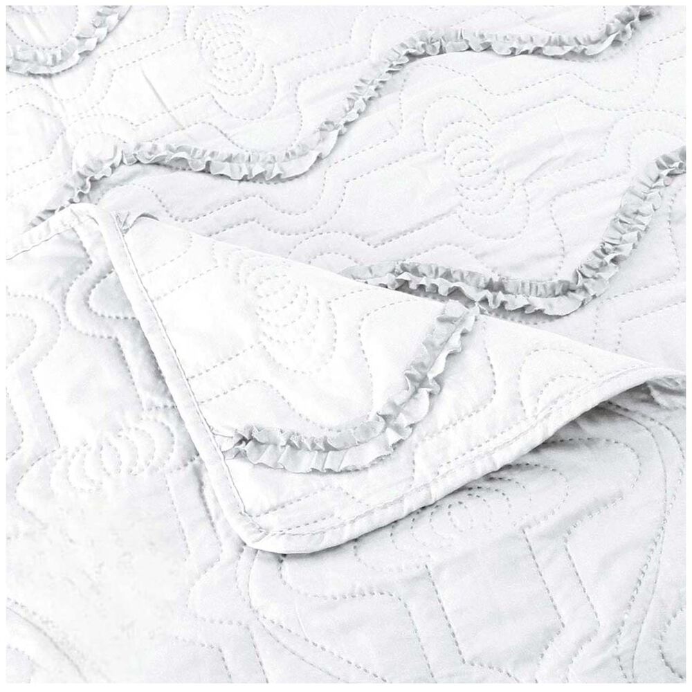 Cubrecama Bordado Premiun 2 Plazas Blanco image number 1.0