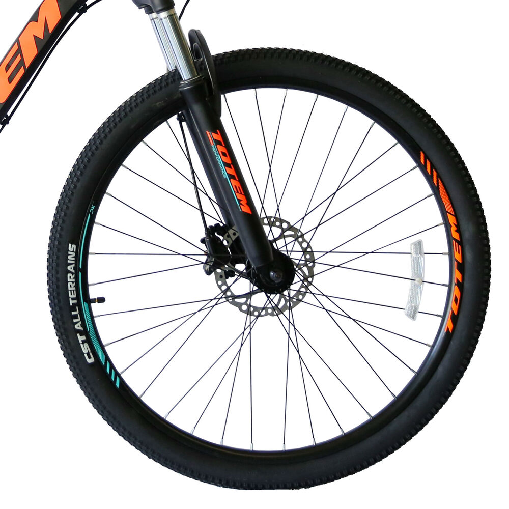 Bicicleta Totem Mtb Aro 29*19 Mod W790 Color Negro Con Naranjo image number 2.0