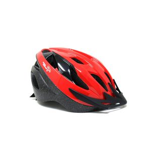 Casco Radical Mountain Mtb Nt Con Luz Rojo Negro L 58-62cm