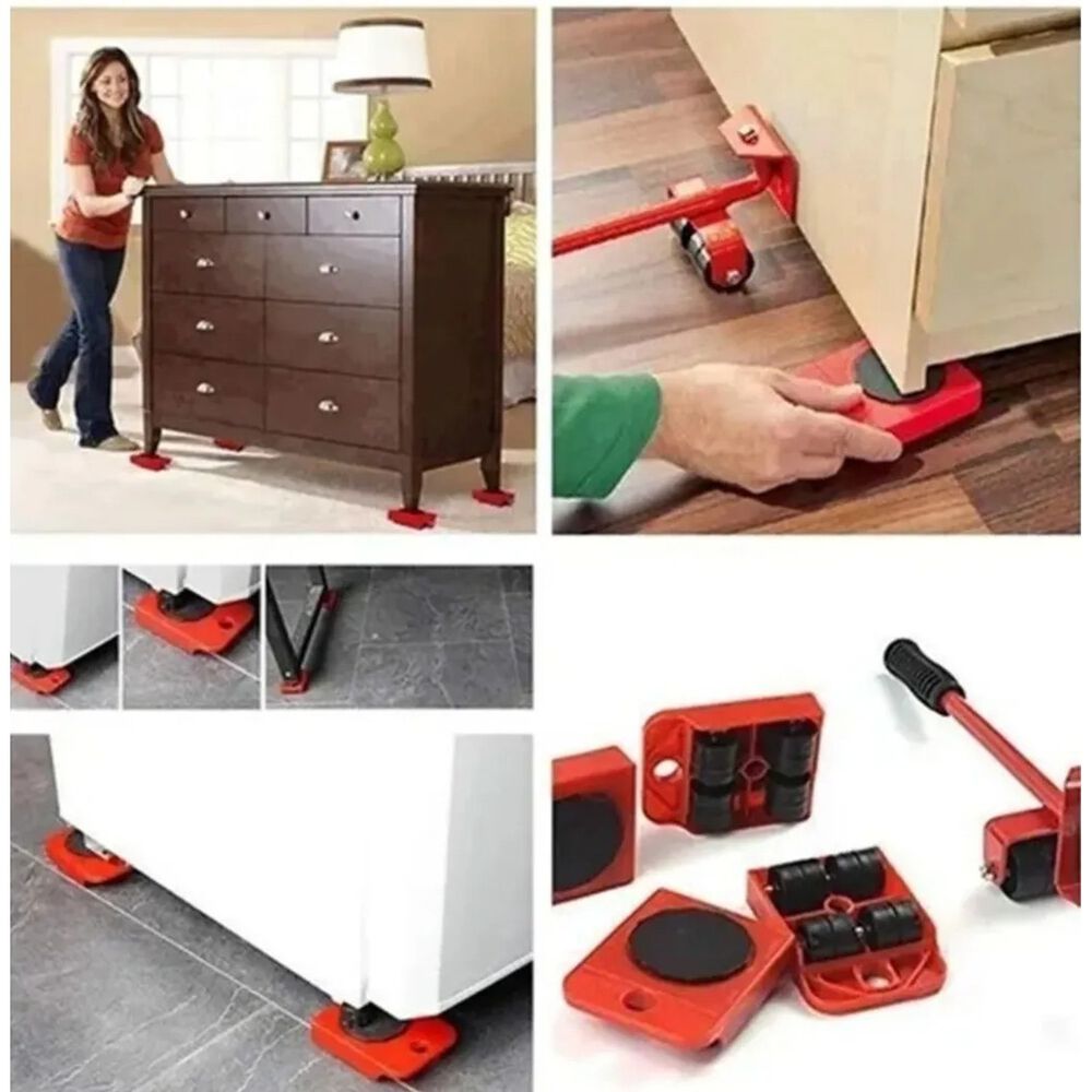 Set Mover Muebles Pesados Sin Esfuerzo Herramienta Ergonómica image number 2.0