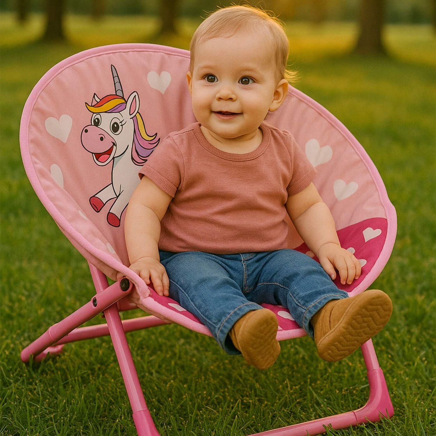 Silla Plegable Fun Seat Unicornio Bebesit image number 4.0