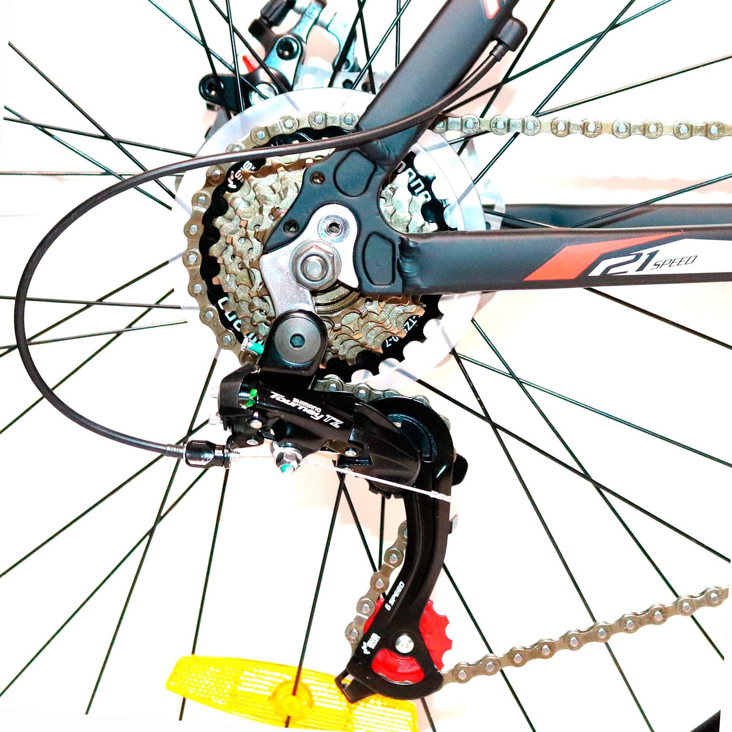 Bicicleta Phoenix Mtb Aro 27.5" 21 Velocidades Freno Disco Negro image number 4.0