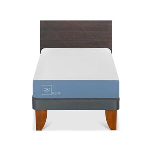 Cama Europea Cic Excellence / 1 Plaza / Base Normal + Respaldo