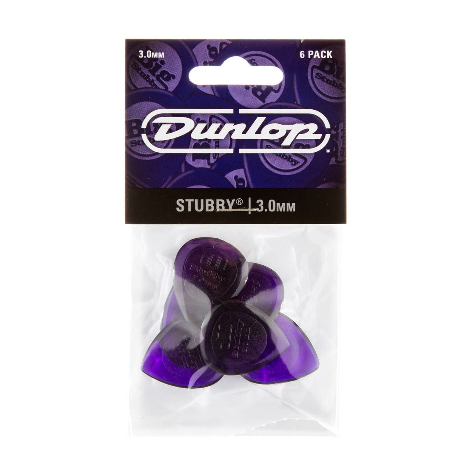 U&ntilde;etas Dunlop 474 Stubby Jazz De 3.0mm Pack 6un image number 2.0