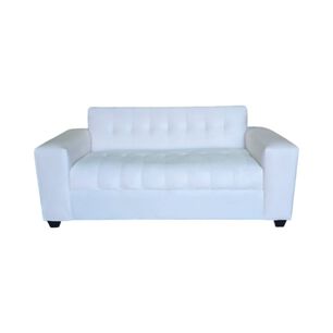 Sofa Dos Cuerpos Felpa Crudo