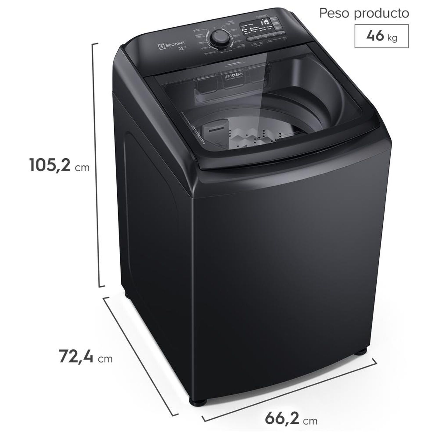 Lavadora Electrolux LS22Y / 22 Kilos image number 2.0