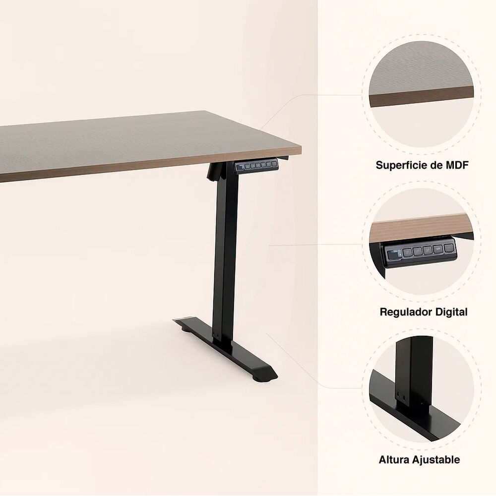 Escritorio Elevable Eléctrico - Altura Ajustable Y Diseño Ergonómico image number 4.0
